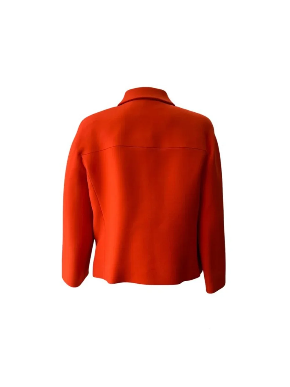 Christian Dior 2022 Spring Orange Wool Silk Jacket size 12/FR 44